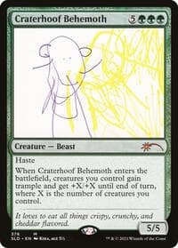 Craterhoof Behemoth (376) - Secret Lair Drop Series - Magic: The Gathering card