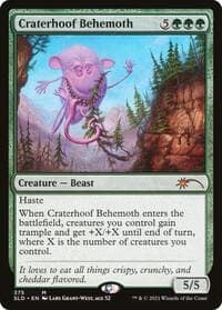 Craterhoof Behemoth (375) - Secret Lair Drop Series - Magic: The Gathering card