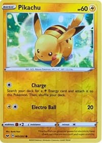 Pikachu - 065/202 (Reverse Cosmos Holo) - Miscellaneous Cards & Products - Pokemon card