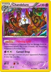 Chandelure - 43/119 (Cosmos Holo) - Blister Exclusives - Pokemon card