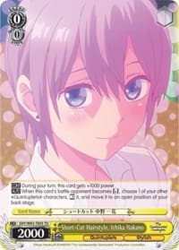 Short-Cut Hairstyle, Ichika Nakano - The Quintessential Quintuplets - Weiss Schwarz card