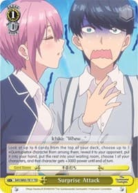 Surprise Attack - The Quintessential Quintuplets - Weiss Schwarz card