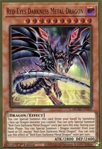 Red-Eyes Darkness Metal Dragon (Alternate Art) - Maximum Gold: El Dorado - YuGiOh card