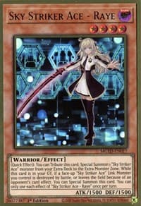 Sky Striker Ace - Raye - Maximum Gold: El Dorado - YuGiOh card