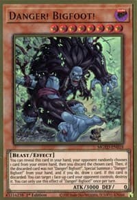 Danger! Bigfoot! - Maximum Gold: El Dorado - YuGiOh card