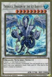 Trishula, Dragon of the Ice Barrier - Maximum Gold: El Dorado - YuGiOh card