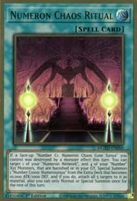 Numeron Chaos Ritual - Maximum Gold: El Dorado - YuGiOh card