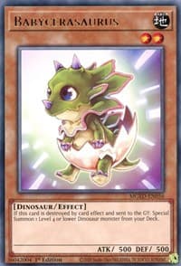 Babycerasaurus - Maximum Gold: El Dorado - YuGiOh card