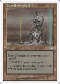 Ebon Stronghold - Classic Sixth Edition - Magic: The Gathering card
