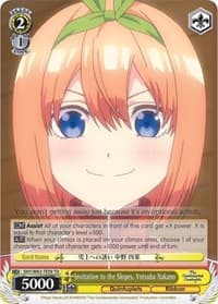 Invitation to the Slopes, Yotsuba Nakano - The Quintessential Quintuplets - Weiss Schwarz card
