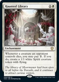 Haunted Library - Commander: Innistrad: Crimson Vow - Magic: The Gathering card