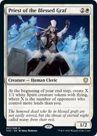 Priest of the Blessed Graf - Commander: Innistrad: Crimson Vow - Magic: The Gathering card