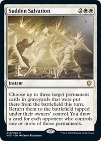 Sudden Salvation - Commander: Innistrad: Crimson Vow - Magic: The Gathering card