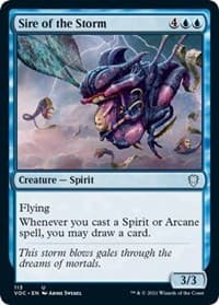 Sire of the Storm - Commander: Innistrad: Crimson Vow - Magic: The Gathering card
