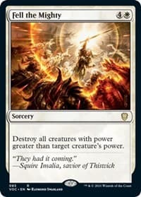 Fell the Mighty - Commander: Innistrad: Crimson Vow - Magic: The Gathering card