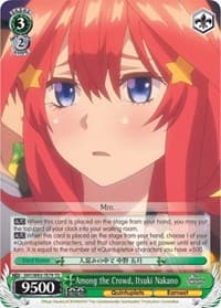 Among the Crowd, Itsuki Nakano - The Quintessential Quintuplets - Weiss Schwarz card
