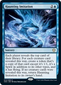 Haunting Imitation - Commander: Innistrad: Crimson Vow - Magic: The Gathering card