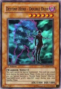 Destiny Hero - Double Dude - Power of the Duelist - YuGiOh card