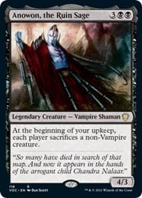 Anowon, the Ruin Sage - Commander: Innistrad: Crimson Vow - Magic: The Gathering card