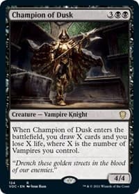 Champion of Dusk - Commander: Innistrad: Crimson Vow - Magic: The Gathering card