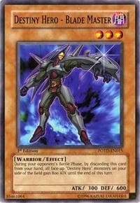 Destiny Hero - Blade Master - Power of the Duelist - YuGiOh card