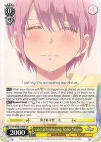 Habit of Undressing, Ichika Nakano (SR) - The Quintessential Quintuplets - Weiss Schwarz card