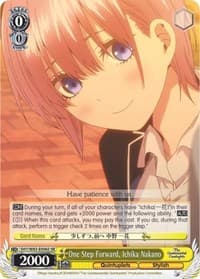 One Step Forward, Ichika Nakano (SR) - The Quintessential Quintuplets - Weiss Schwarz card