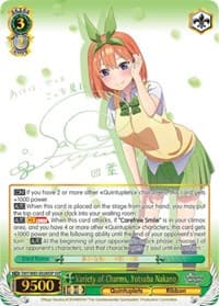Variety of Charms, Yotsuba Nakano (SSP) - The Quintessential Quintuplets - Weiss Schwarz card