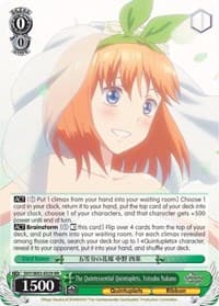 The Quintessential Quintuplets, Yotsuba Nakano - The Quintessential Quintuplets - Weiss Schwarz card