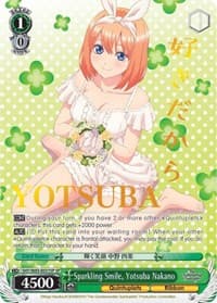 Sparkling Smile, Yotsuba Nakano (SP) - The Quintessential Quintuplets - Weiss Schwarz card