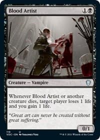 Blood Artist - Commander: Innistrad: Crimson Vow - Magic: The Gathering card