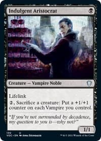 Indulgent Aristocrat - Commander: Innistrad: Crimson Vow - Magic: The Gathering card