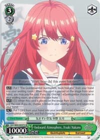 Awkward Atmosphere, Itsuki Nakano (SR) - The Quintessential Quintuplets - Weiss Schwarz card