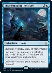 Imprisoned in the Moon - Commander: Innistrad: Crimson Vow - Magic: The Gathering card