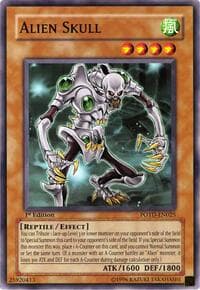 Alien Skull - Power of the Duelist - YuGiOh card