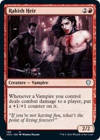 Rakish Heir - Commander: Innistrad: Crimson Vow - Magic: The Gathering card