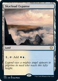 Skycloud Expanse - Commander: Innistrad: Crimson Vow - Magic: The Gathering card