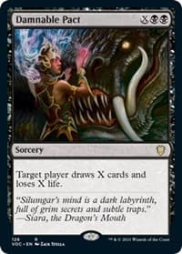 Damnable Pact - Commander: Innistrad: Crimson Vow - Magic: The Gathering card