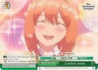 Carefree Smile - The Quintessential Quintuplets - Weiss Schwarz card