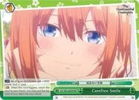 Carefree Smile (RRR) - The Quintessential Quintuplets - Weiss Schwarz card