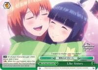 Like Sisters (RRR) - The Quintessential Quintuplets - Weiss Schwarz card