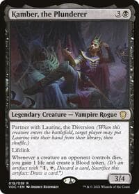 Kamber, the Plunderer - Commander: Innistrad: Crimson Vow - Magic: The Gathering card