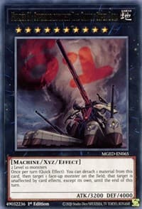Number 81: Superdreadnought Rail Cannon Super Dora - Maximum Gold: El Dorado - YuGiOh card