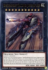 Superdreadnought Rail Cannon Juggernaut Liebe - Maximum Gold: El Dorado - YuGiOh card