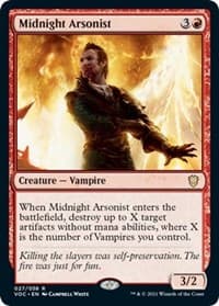Midnight Arsonist - Commander: Innistrad: Crimson Vow - Magic: The Gathering card