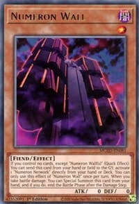 Numeron Wall - Maximum Gold: El Dorado - YuGiOh card