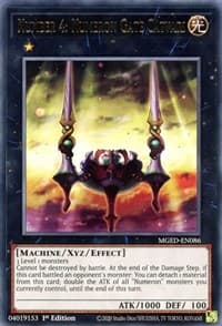 Number 4: Numeron Gate Catvari - Maximum Gold: El Dorado - YuGiOh card