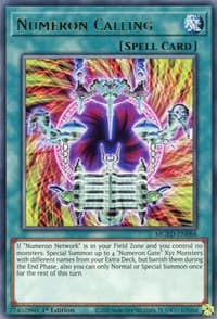 Numeron Calling - Maximum Gold: El Dorado - YuGiOh card