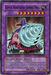 Super Vehicroid Jumbo Drill - Power of the Duelist - YuGiOh card