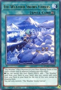 The Weather Snowy Canvas - Maximum Gold: El Dorado - YuGiOh card